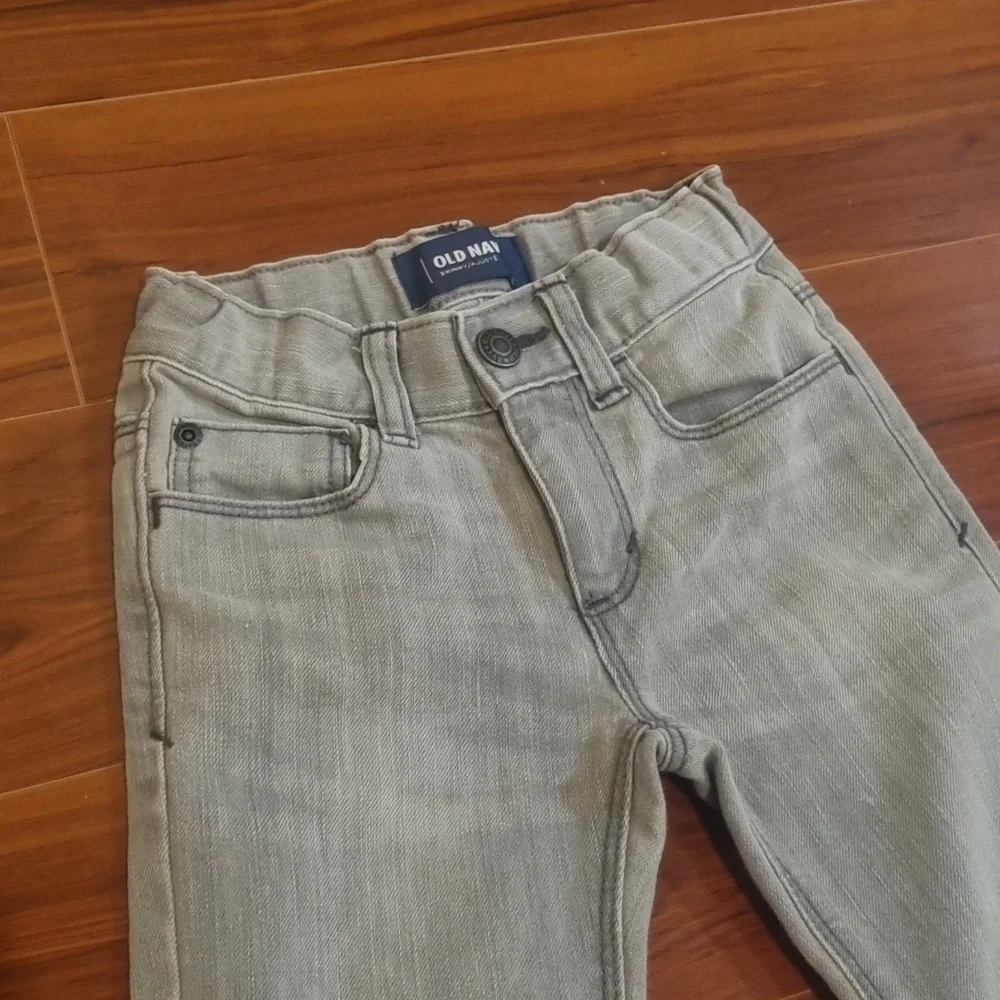 OLD NAVY Kids Skinny Jeans Gray Size 4T
